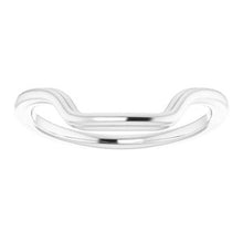 Charger l'image dans la galerie, Sterling Silver Band for 12 x 10 mm Emerald
