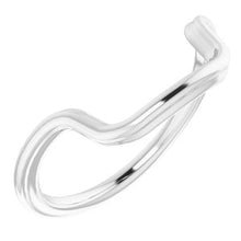 Charger l'image dans la galerie, Sterling Silver Band for 16 x 12 mm Emerald
