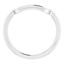 Charger l'image dans la galerie, Sterling Silver Band for 16 x 12 mm Emerald
