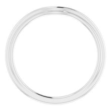 Charger l'image dans la galerie, Sterling Silver Band for 5 x 5 mm Cushion

