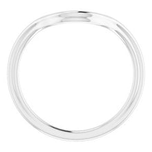 Charger l'image dans la galerie, Sterling Silver Band for 14 x 10 mm Oval
