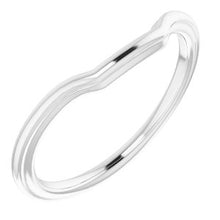 Charger l'image dans la galerie, Sterling Silver Band for 8 x 8 mm Square
