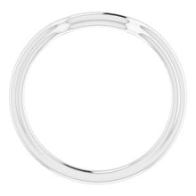 Charger l'image dans la galerie, Sterling Silver Band for 8 x 8 mm Square
