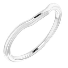 Charger l'image dans la galerie, Sterling Silver Band for 7 x 7 mm Square
