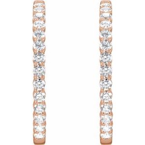 Inside-Outside Hinged Hoop Earrings