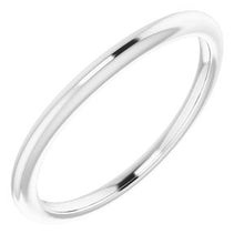 Charger l'image dans la galerie, Sterling Silver Band for 6x4 mm Oval Ring
