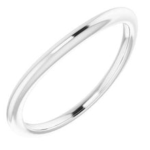 Charger l'image dans la galerie, Sterling Silver Band for 9x7 mm Oval Ring
