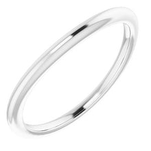 Charger l'image dans la galerie, Sterling Silver Band for 7 mm Cushion Ring
