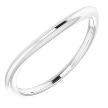 Charger l'image dans la galerie, Sterling Silver Band for 9 mm Cushion Ring

