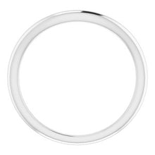 Charger l'image dans la galerie, Sterling Silver Band for 9 mm Cushion Ring
