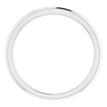Charger l'image dans la galerie, Sterling Silver Band for 8 mm Cushion Ring
