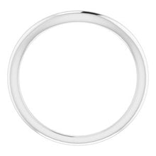 Charger l'image dans la galerie, Sterling Silver Band for 13 mm Cushion Ring
