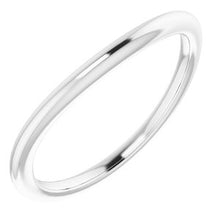 Charger l'image dans la galerie, Sterling Silver Band for 5x3 mm Emerald Ring
