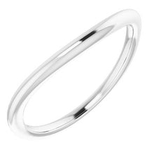 Charger l'image dans la galerie, Sterling Silver Band for 8x6 mm Emerald Ring
