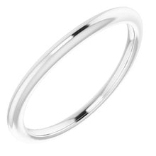 Charger l'image dans la galerie, Sterling Silver Band for 4.5 mm Square Ring
