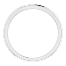 Charger l'image dans la galerie, Sterling Silver Band for 6.5 mm Square Ring
