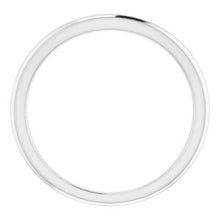 Charger l'image dans la galerie, Sterling Silver Band for 7 mm Square Ring
