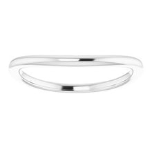 Charger l'image dans la galerie, Sterling Silver Band for 7x5 mm Emerald Ring
