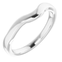 Charger l&#39;image dans la galerie, Sterling Silver Band for 6 mm Round Ring
