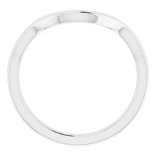 Charger l&#39;image dans la galerie, Sterling Silver Band for 12 x 10 mm Oval Ring
