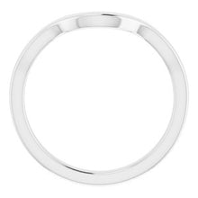 Charger l&#39;image dans la galerie, Sterling Silver Band for 8 x 6 mm Oval Ring
