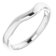 Charger l&#39;image dans la galerie, Sterling Silver Band for 6 x 6 mm Cushion Ring
