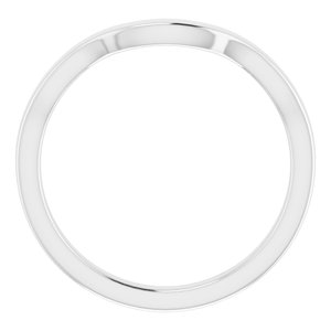Sterling Silver Band for 7 x 7 mm Cushion Ring