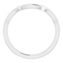 Charger l&#39;image dans la galerie, Sterling Silver Band for 8 x 8 mm Cushion Ring
