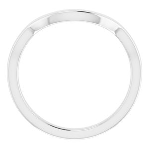Sterling Silver Band for 11 x 11 mm Cushion Ring
