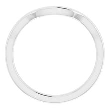 Charger l&#39;image dans la galerie, Sterling Silver Band for 6 x 6 mm Asscher Ring
