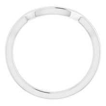 Charger l&#39;image dans la galerie, Sterling Silver Band for 7 x 5 mm Emerald Ring
