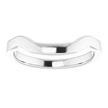Charger l&#39;image dans la galerie, Sterling Silver Band for 9 x 9 mm Asscher Ring
