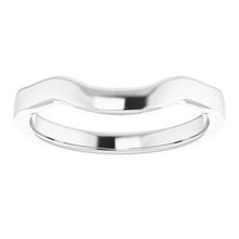 Charger l&#39;image dans la galerie, Sterling Silver Band for 6 x 4 mm Emerald Ring
