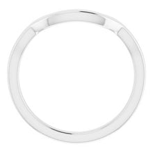 Charger l&#39;image dans la galerie, Sterling Silver Band for 9 x 7 mm Emerald Ring
