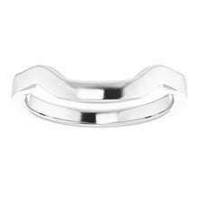 Charger l&#39;image dans la galerie, Sterling Silver Band for 9 x 7 mm Emerald Ring
