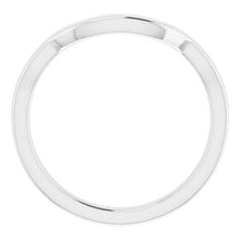 Charger l&#39;image dans la galerie, Sterling Silver Band for 8 x 8 mm [cv

