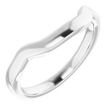 Charger l&#39;image dans la galerie, Sterling Silver Band for 10 x 10 mm Square Ring
