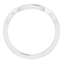 Charger l&#39;image dans la galerie, Sterling Silver Band for 10 x 10 mm Square Ring
