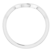 Charger l&#39;image dans la galerie, Sterling Silver Band for 8 x 6 mm Pear Ring
