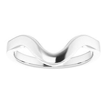 Charger l&#39;image dans la galerie, Sterling Silver Band for 12 x 8 mm Pear Ring
