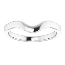 Charger l&#39;image dans la galerie, Sterling Silver Band for 9 x 9 mm Heart Ring
