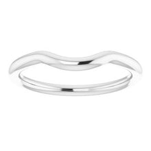 Charger l'image dans la galerie, Sterling Silver Band for 14 x 14 mm Cushion Ring
