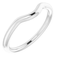 Charger l'image dans la galerie, Sterling Silver Band for 14 x 10 mm Oval Ring

