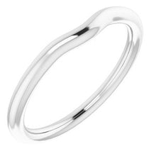 Load image into Gallery viewer, Sterling Silver Band for 9 x 9 mm Cushion Ring
