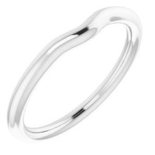 Charger l'image dans la galerie, Sterling Silver Band for 7 x 5 mm Emerald Ring
