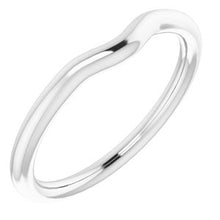 Load image into Gallery viewer, Sterling Silver Band for 8 x 6 mm Emerald Ring
