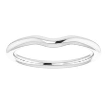 Load image into Gallery viewer, Sterling Silver Band for 8 x 6 mm Emerald Ring
