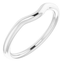 Load image into Gallery viewer, Sterling Silver Band for 11 x 9 mm Emerald Ring
