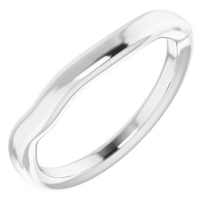 Sterling Silver Band for 6.5 mm Round Ring