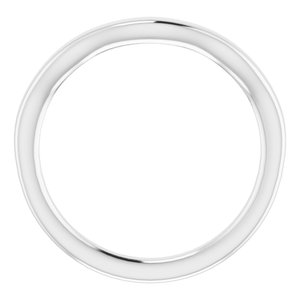 Sterling Silver Band for 6x4 mm Oval Ring